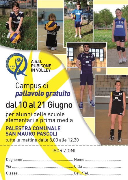 Campus di Pallavolo Giugno 2013 Rubicone In Volley