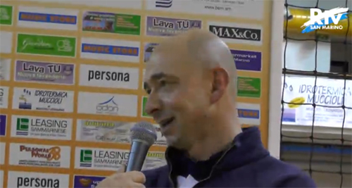 Titan Services San Marino vs Rubicone In Volley - intervista a Procucci