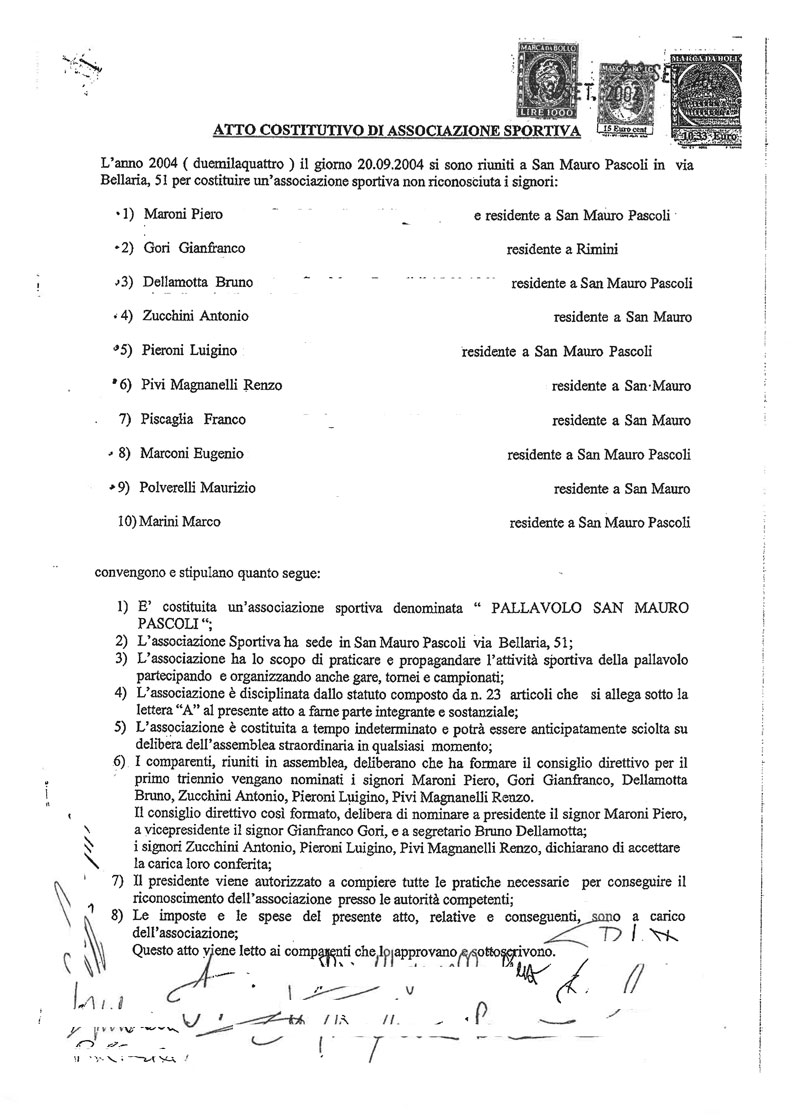 Atto costitutivo