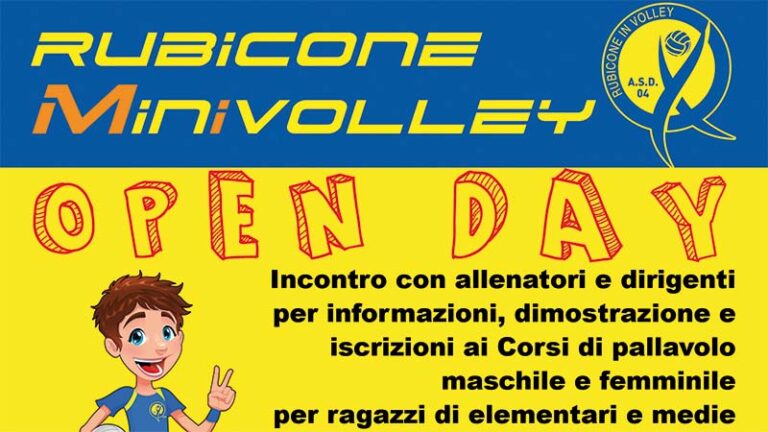 Open Day nuova stagione 2021 - 2022: le date