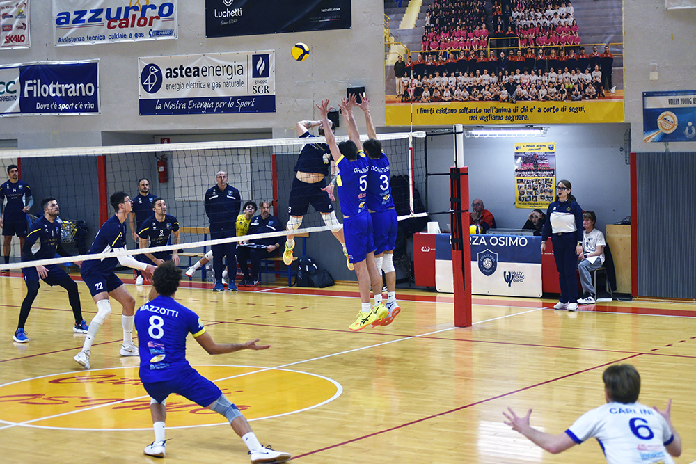 La Nef Re Salmone vs Rubicone In Volley