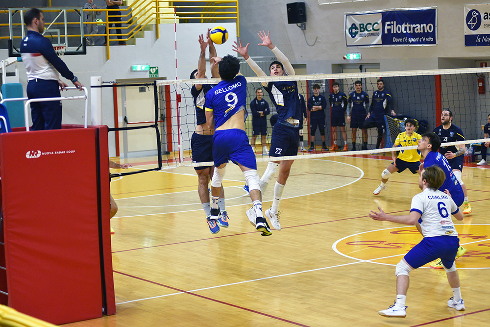 La Nef Re Salmone vs Rubicone In Volley